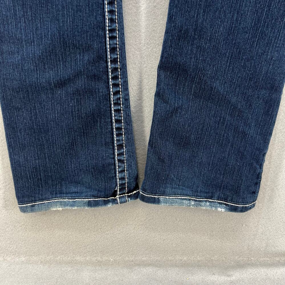 BKE Jeans Women's 28x33.5 (6) Blue Sabrina Boot Stretch Crystal Embellished - Picture 10 of 15